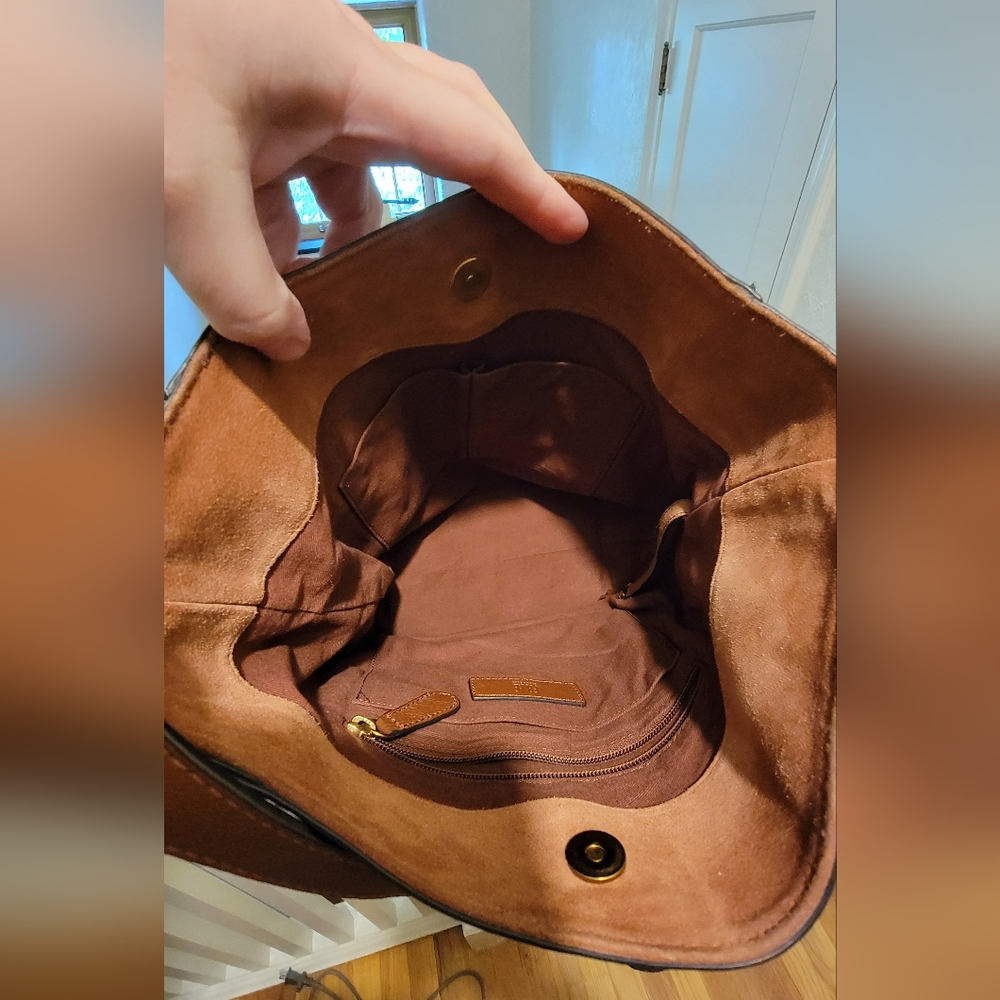 FRYE brown leather purse - Picture 4 of 13